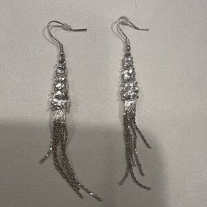 Elegant Silver Dangle Earrings